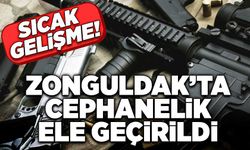 Zonguldak'ta cephanelik ele geçirildi!