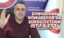 Zonguldak Kömürspor'da Şükrü Öztürk istifa etti!