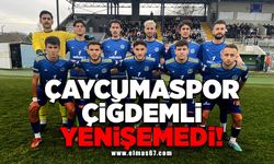 Çaycumaspor-Çiğdemli yenişemedi!