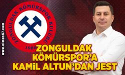 Zonguldak Kömürspor’a Kamil Altun’dan jest
