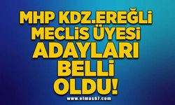 MHP KDZ.Ereğli meclis üyesi adayları belli oldu!