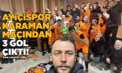 Ayiçispor-Karaman maçından 3 gol çıktı