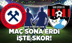 Zonguldak Kömürspor-Vanspor maç sona erdi! İşte skor