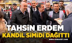 TAHSİN ERDEM KANDİL SİMİDİ DAĞITTI