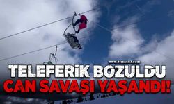 Teleferik bozuldu! 67 kişi mahsur kaldı