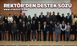 Rektör’den Toplum Bilimleri Fakültesine destek sözü