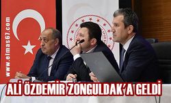 Ali Özdemir  Zonguldak’a geldi iştişare toplantısına katıldı
