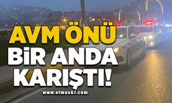 Avm önünde neler oluyor? Bir anda karıştı!