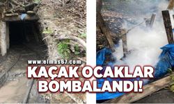 Zonguldak'ta kaçak ocaklar bombalandı!