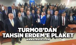 TURMOB'dan Tahsin Erdem'e plaket!