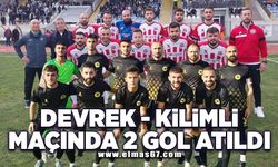 Devrek-Kilimli maçında 2 gol atıldı