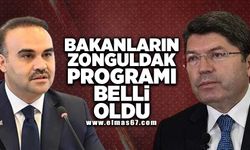 Bakanların Zonguldak programı belli oldu!
