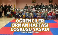 Anaokulu öğrencileri Orman Haftası coşkusu yaşadı