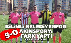 Kilimli Belediyespor, Akınspor’a fark yaptı 5-0