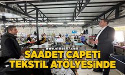 SAADET CAPETİ  TEKSTİL ATÖLYESİNDE