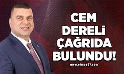 Cem Dereli çağrıda bulundu