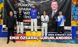 Emir Özsaraç Konya'dan Zonguldak'a madalya getirdi