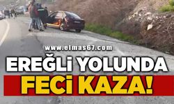 Ereğli yolunda feci kaza!