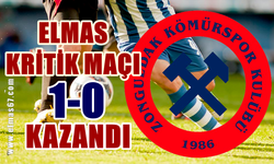 Zonguldak Kömürspor kritik maçtan 1-0 galip ayrıldı