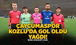 Çaycumaspor Kozlu'da gol oldu yağdı