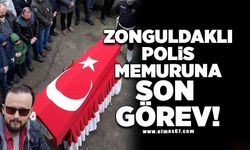 Zonguldaklı polis memuruna son görev
