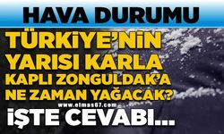 Zonguldak'a kar ne zaman yağacak? İşte cevabı...