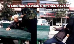 Kadından telefon sapığına meydan dayağı