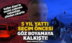 5 yıl yattı seçim öncesi göz boyamaya kalkıştı.  Selim Alan'ın seçim yatırımı vatandaşı çileden çıkarttı