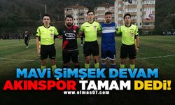 Mavi Şimşek devam, Akınspor tamam dedi