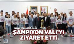 Şampiyon Vali Osman Hacıbektaşoğlu’nu ziyaret etti