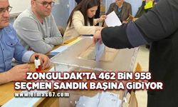 Zonguldak’ta 462 bin 958 seçmen sandık başına gidiyor