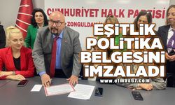 EŞİTLİK POLİTİKA BELGESİNİ İMZALADI