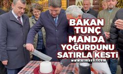 Adalet Bakanı Yılmaz Tunç, ‘Aynur Abla’ manda yoğurdunu satırla kesti!