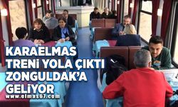 Karaelmas Treni yola çıktı Zonguldak’a geliyor