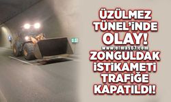Üzülmez Tünel'inde olay! Zonguldak istikameti trafiğe kapatıldı!