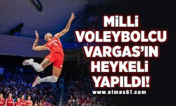 Milli voleybolcu Vargas'ın heykeli yapıldı