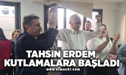 Tahsin Erdem kutlamalara başladı