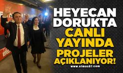 Heyecan dorukta canlı yayında Tahsin Erdem projeleri açıklıyor