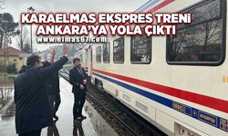 Turistik Karaelmas Ekspres treni Ankara’ya yola çıktı