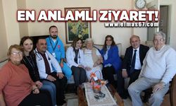 Zonguldak'ta yaşlı hastalara moral ziyareti