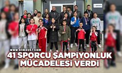 Zonguldak’ta 41 sporcu şampiyonluk mücadelesi verdi