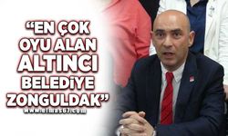 Devrim Dural, “En çok oyu alan altıncı belediye Zonguldak”