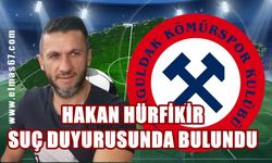 Zonguldak Kömürspor suç duyurusunda bulundu