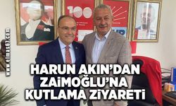 Harun Akın'dan, Zaimoğlu'na kutlama ziyareti!