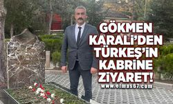 Gökmen Karali'den Türkeş'in kabrine ziyaret!