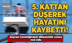 Zonguldak'ta 5. kattaki evinde bayram temizliği yapan kadın düşerek hayatını kaybetti