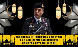 ZONGULDAK İL JANDARMA KOMUTANI J.KD.ALB. CEZMİ YALINKILIÇ'IN BAYRAM MESAJI!