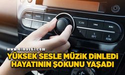 Yüksek sesle müzik dinleyen ehliyetsiz sürücüye 26 bin lira ceza