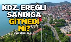 Kdz.Ereğli sandığa gitmedi mi?