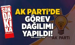 AK Parti'de görev dağılımı yapıldı